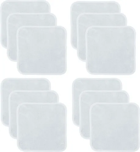 Erwin Müller Seiftuch Abschminktuch 12er-Pack, Microfaser, Microfaser Uni