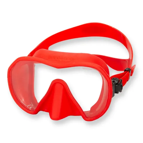Beuchat Tauchmaske Maxlux S rot - Silikon kleines Volumen