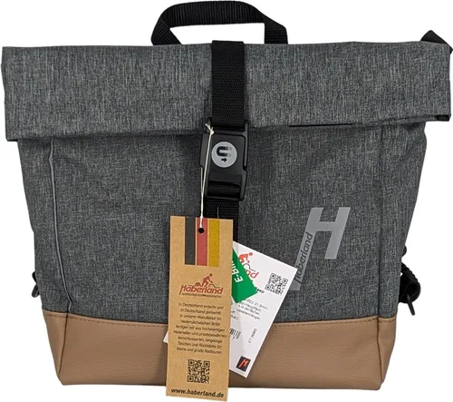 Haberland Unisex Lenkertasche Keep Rollin' LKF426 70 E in grau