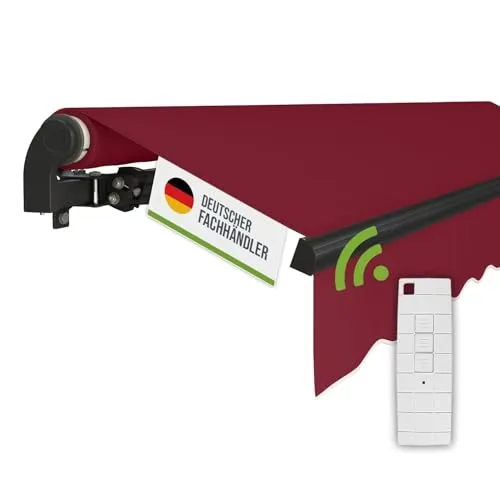 empasa Elektrische Gelenkarmmarkise 'Start Plus' in rot von empasa