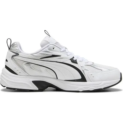 PUMA MILENIO TECH Sneakers, Gr. 45, schwarz-weiß in grau von PUMA