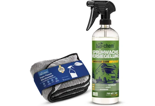 bio-chem Sprühwachs-Versiegelung Autowachs - Autopflege & Motorradpflege: Hochglanz-Versiegelung mit Carnauba-Wachs für langanhaltenden Schutz und Abperleffekt, ideal für Auto, Motorrad & Caravan.