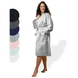 SIEGENTHAL® Damen Bademantel Waffelpique
