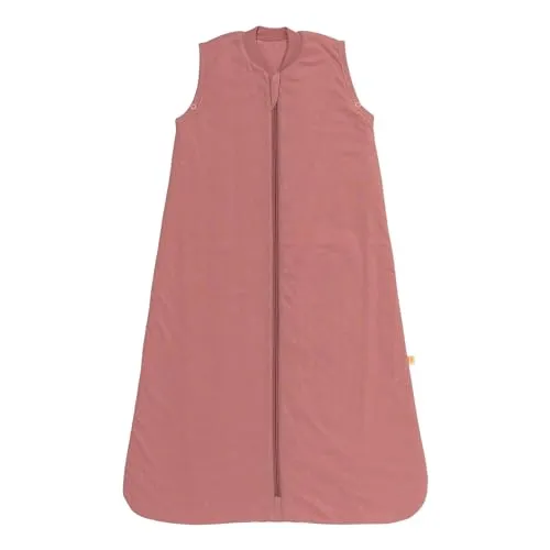 schlummersack Kinder Schlafsack Baby Sommer 130 cm dünn Pastellrosa | Sommerschlafsack Baby 1.0 Tog 1 Tog Baby Schlafsack Sommer | Schlafsack Baby Sommer Frühling