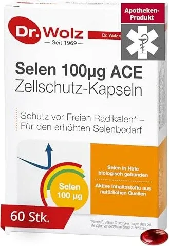 Selen ACE 100 μg 60 Tage Kapseln 60 St