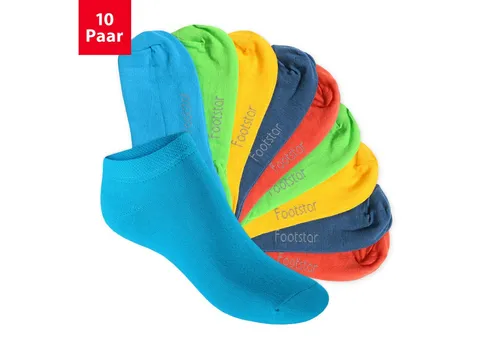 Footstar Kurzsocken EVERYDAY! 10 Paar Kinder Sneaker Socken Kurze Socken