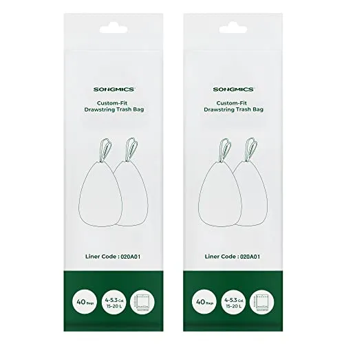 Müllbeutel Weiß von SONGMICS