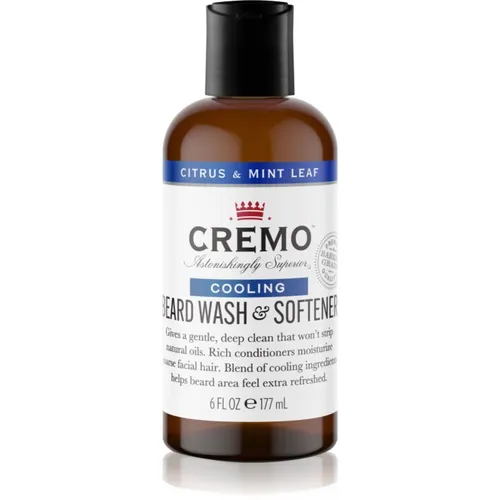 Cremo 2 in 1 Beard Wash & Softener Bartshampoo Citrus & Mint Leaf 177 ml