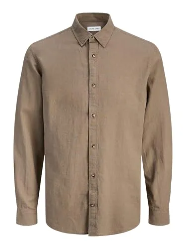 Jjesummer Linen Blend Shirt L/S Sn