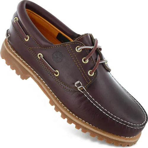 Timberland Mens Boat Shoe burgundy 8 Wide Fit von Timberland