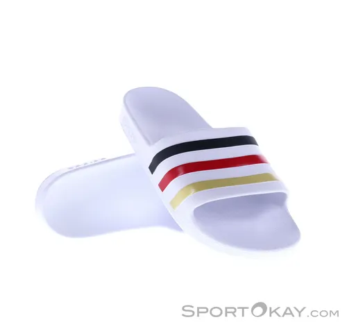 adidas Adilette Aqua Sandalen - Weiß - Größe 5 - Die adidas Adilette Aqua Freizeitsandalen bieten höchsten Komfort und modernes Design. Ideal für den Einsatz im Wasser, trocknen sie schnell und verfügen über ein weiches Fußbett für ein angenehmes Tragegefühl.