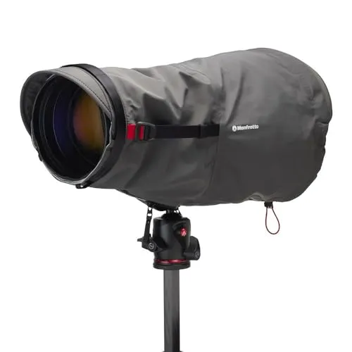 Manfrotto Pro Light Teleshield Regenschutz für CSC DSLR Super Tele 600mm - Camcordertaschen mit 3-Lagen-Material: Schützt Ihr Objektiv bis 600mm effektiv vor Regen und ist einfach zu verstauen.