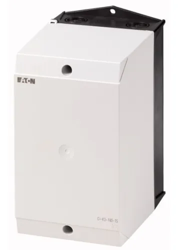EATON CI-K3-160-TS - Leergehäuse für Tragschienenmontage, lichtgrau und schwarz, robust aus Polycarbonat und Kunststoff