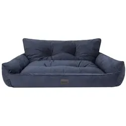 Bjird Tierbett Hundebett Bella Fancy Gesteppt - Komfort für Hunde - Hundebett in Navyblau, ideal für kleine und große Hunde, maschinenwaschbar bei 30°C für einfache Pflege und langlebigen Komfort.