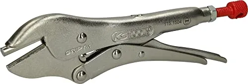 KS TOOLS Abklemmzange für Rohrleitungen, 30,5mm - Zangen für Rohrleitungen, arretierbare Funktion für sicheres Abklemmen, aus hochwertigem vernickeltem Chrom Molybdän Stahl, ideal für professionelle Anwendungen.