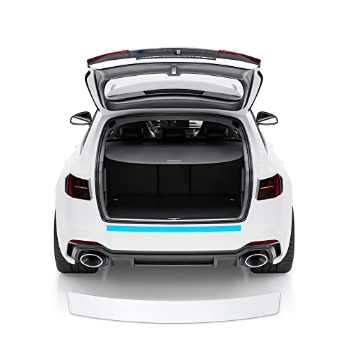 Blackshell® Basic Ladekantenschutz Folie kompatibel mit Nissan Qashqai | Typ J12 | ab 2021 Transparent