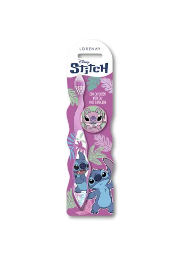  Stitch Toothbrush with Cap Zahnbürste für Kinder 3 y+ 1 St.