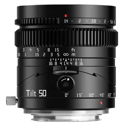 TTArtisan 1.4/50mm Black Tilt für Sony E Full Frame - Objektiv für Sony E-mount mit einer maximalen Blende von f/1,4 für kreative Tiefenschärfe und beeindruckende Bildqualität.