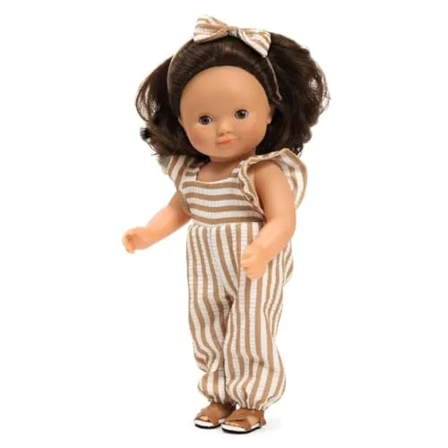 Djeco Puppe Rosalie – 32 cm Anziehpuppe mit Schlafaugen - Die 32 cm große Anziehpuppe Rosalie begeistert mit ihrem Schlafaugen-Effekt und frisierbarem Haar. Ideal für kreative Rollenspiele und einfach zu pflegen. Perfekt für Kinder ab 3 Jahren.