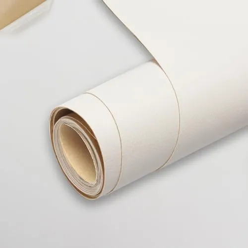 Kunstleder Selbstklebend, Leder Patch Selbstklebend, 60 * 300cm Leder Reparatur Patch PU Lederreparaturband für Sofas, Handtaschen, Jacken, Autositze, Möbel (Weiß)