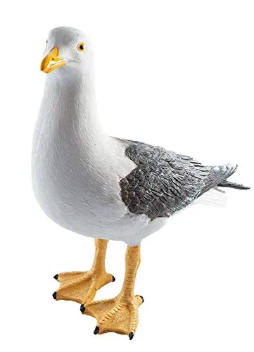 Everflag Kunststoff-Figur: Möwe - Sammlerfigur Möwe, selbststehende Deko für maritime Akzente in Innen- und Außenbereichen, aus robustem Polyresin gefertigt.