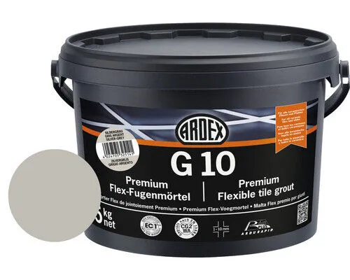 PREMIUM Flex-Fugenmörtel, zementgrau ARDEX G10, 5 kg