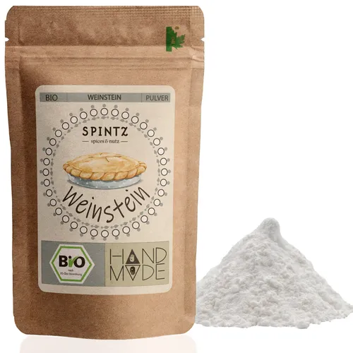 SPINTZ | 250g Bio Weinstein Backpulver | Bio Backpulver | Nachhaltig verpackt