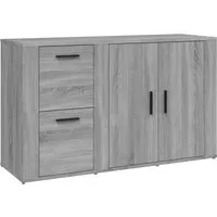 vidaXL Sideboard Grau Sonoma 100x33x59,5 cm