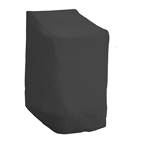 Ghopy Schutzhülle für Gartenstühle, Abdeckung für stapelbare Gartenstühle und Balkonstühle, wasserdicht, 210D Oxford, wasserdicht, UV-Schutz 114 x 85 x 65 cm (210D)