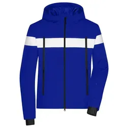 Wintersportjacke JN1174 - James & Nicholson in Electric-Blue/White - Funktionsjacke für Wintersport, wasserfest und warm dank DuPont™ Sorona® Wattierung, ideal für kalte und nasse Bedingungen.