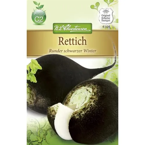 Chrestensen Rettich 'Runder schwarzer Winter'