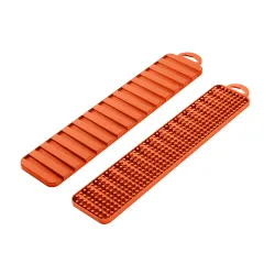 Metaltex Deutschland GmbH Metaltex Gravity Slim Abtropfmatte, Spülmatte aus Kunststoff, Farbe: orange 320485001