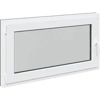 vidaXL Kellerfenster RISOR Anthrazit 110 x 60 cm aus PVC und Glas - Modernes Untergeschossfenster mit praktischem Kipp- und Drehmechanismus. Hergestellt aus robustem PVC und Glas, bringt es Licht und Stil in dein Zuhause. Pflegeleicht und ideal für jeden Untergrund.