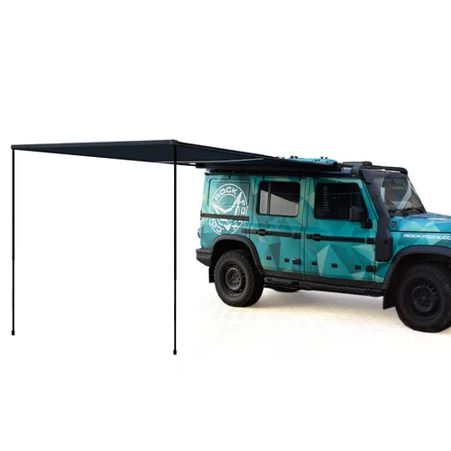Auto Markise Camping 250x250cm in braun von ROCKFOXX.COM