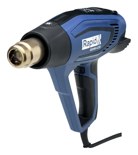 Rapid Heißluftgebläse R2200-LCD - Präzise Temperaturkontrolle - Heißluftpistole mit LCD-Display für präzise Temperatureinstellungen, ideal für professionelle Anwendungen und kreative Projekte.