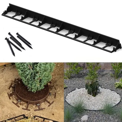 Rasenkante Beeteinfassung Mähkante Pflasterkante Beetumrandung 78mm Höhe