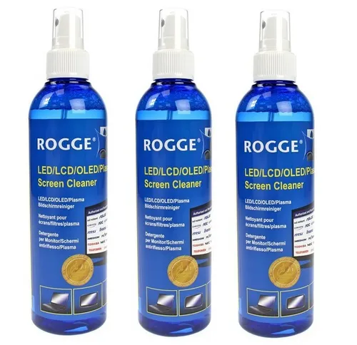 ROGGE 3er Pack ROGGE Original 250ml Screen Cleaner / 750 ml
