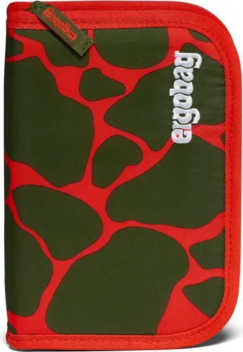 ergobag Federmäppchen FeuerspeiBär - 22-teilig - Praktisches Federmäppchen für die Schule mit 22 Teilen, inklusive Stiften, Radiergummi und Lineal. Hergestellt aus 100% recycelten PET-Flaschen, robust und nachhaltig.