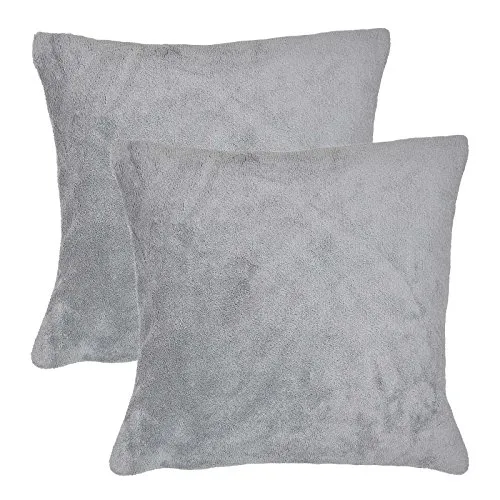 Casa Colori Kissenbezug 40x40 cm Plüsch Microfaser