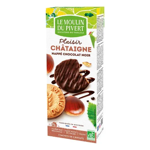 Mürbegebäck - Kastanien ZB-Schokolade 130g | LE MOULIN DU PIVERT