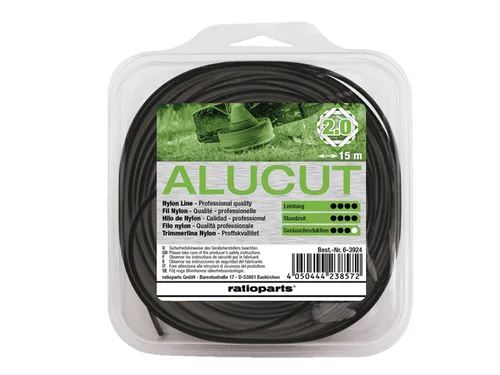 Ratioparts Hybrid Twist Nylonfaden, AluCut, 2,0mm, 15m (6-3924)