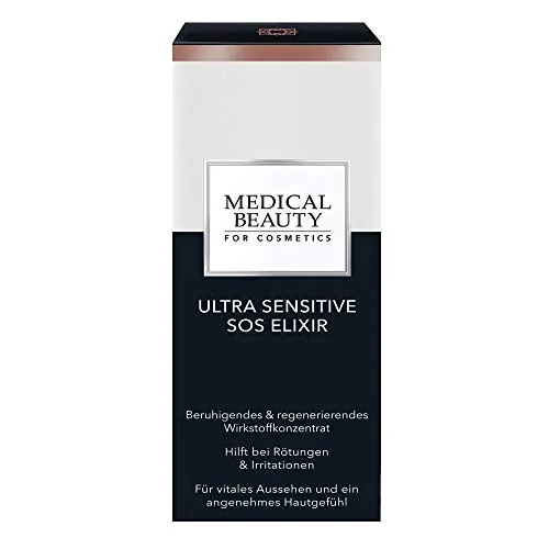 MEDICAL BEAUTY® Ultra Sensitive SOS Elixir | hocheffektives Wirkstoffkonzentrat | reduziert Rötungen & Irritationen | spendet Feuchtigkeit, beruhigt & pflegt sensible Haut intensiv | 30 ml