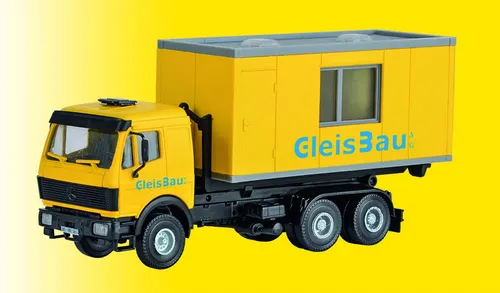 Kibri 16310 H0 MB LP Wechsellader mit GleisBau Bürocontainer