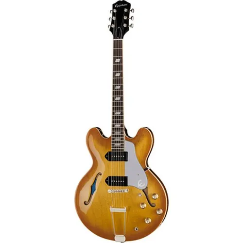 Epiphone USA Casino Royal Tan B-Stock - B-Stock Hollowbody-Gitarre, klassischer Sound mit Gibson P-90 Tonabnehmer; ideal für Musiker, die einen Vintage-Look und -Sound suchen.
