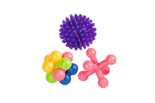 Karlie Gummi Katzenspielzeug TPR 3 Stück fablich sortiert