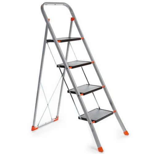 Toolland Trittleiter 4 Stufen, klappbar