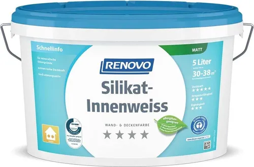 Silikat-Innenweiss 5 L von Renovo