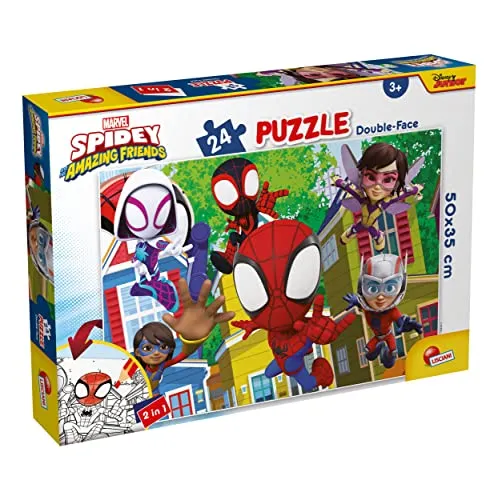 Liscianigiochi 99665 Lisciani Games Marvel Puzzle DF Plus 24 Spidey, This is a Team