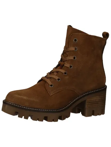 Bullboxer Stiefelette Leder für Damen, Gr. 40, Braun - Wanderschuhe aus hochwertigem Leder mit zusätzlichem Reißverschluss für einfachen Einstieg. Klassische Eleganz trifft auf modernen Komfort – ideal für den Alltag.