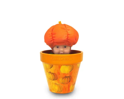 ANNE GEDDES Babypuppe Kürbis im Pot -23cm- (1-tlg)